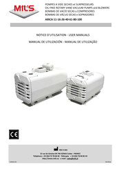 MIL'S ARICA 100 User Manuals