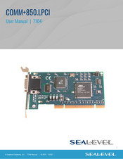 SeaLevel COMM+850.LPCI User Manual