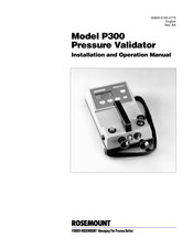 Rosemount P300 Installation And Operation Manual