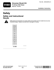 Toro 134-3722 Installation Instructions Manual