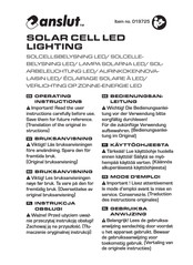 Anslut 019725 Operating Instructions Manual