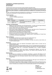Heitronic 501193 Installation And Operating Instructions