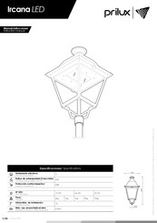 Prilux Ircana LED Instruction Manual