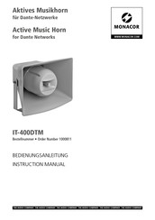 Monacor IT-400DTM Instruction Manual