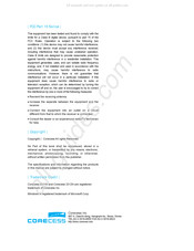 Corecess 3311N Manual