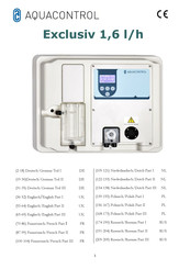 Aquacontrol Exclusiv 1,6 l/h Manual
