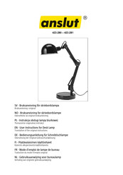 Anslut 423-281 User Instructions