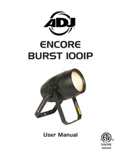 ADJ ENCORE BURST 100IP User Manual