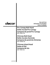 Dacor DHD U990I Series Use And Care Manual