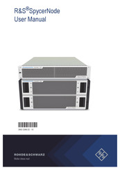 Rohde & Schwarz SpycerNode 5U84JB User Manual