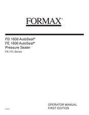 Formax FD 1606 AutoSeal Operator's Manual