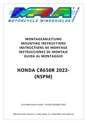 MRA 4025066172917 Mounting Instructions