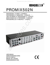 Velleman PROMIX502N User Manual
