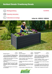 Gutta Elevada Assembly Instructions Manual