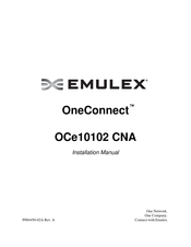 Emulex OneConnect OCe10102 CNA Installation Manual
