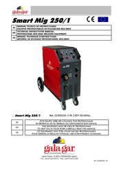 GALAGAR Smart Mig 250/1 Technical Instructions