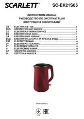 Scarlett SC-EK21S05 Instruction Manual