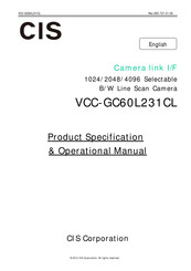 CIS VCC-GC60L231CL Product Specification & Operational Manual