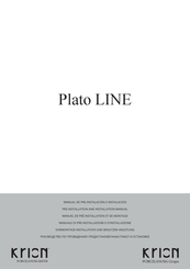 KRION LINE BASIC 100219335 Pre-Installation And Installation Manual