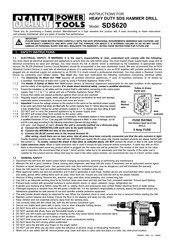 Sealey SDS620 Instructions