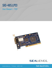 SeaLevel SIO-485.LPCI User Manual