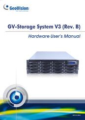 GeoVision GV-Storage System V3 Hardware User Manual