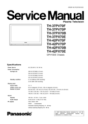 Panasonic Viera TH-42PX70E Manuals | ManualsLib