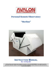 Avalon Instruments Merlino Instruction Manual
