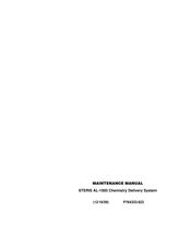 Steris AL-1000 Maintenance Manual