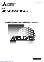 Mitsubishi Electric MELDAS 60 Series Maintenance Manual