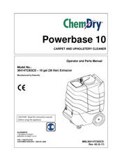 ChemDry 36414TCB3CD Operator And Parts Manual