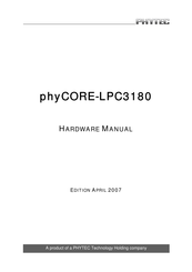 Phytec phyCORE-LPC3180 Hardware Manual