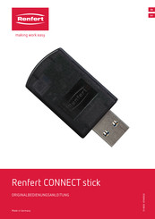 Renfert CONNECT stick Manual