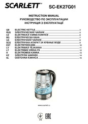 Scarlett SC-EK27G01 Instruction Manual