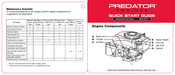 Predator Engines 69731 Quick Start Manual