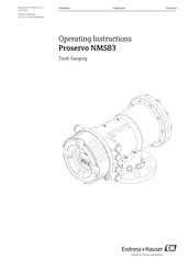 Endress+Hauser Proservo NMS83 Operating Instructions Manual