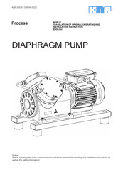 KNF N630 1.2S 12E Series Translation Of Original Operating And Installation Instructions