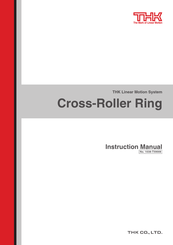 THK RA-C Instruction Manual
