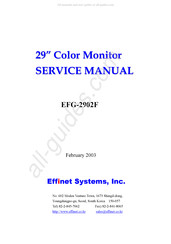 Effinet Systems EFG-2902F Service Manual