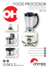 ohmex RBT 3618 Instruction Manual