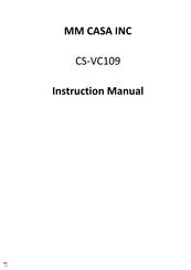 CASAINC CS-VC109 Instruction Manual