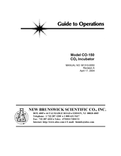 NEW BRUNSWICK SCIENTIFIC CO-150 Manual To Operations
