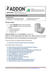 ADDON NHP5010BD1 Quick Installation Manual