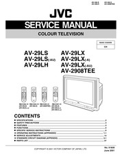 JVC AV-29LXAU Service Manual