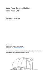 PCB Vapor Phase Instruction Manual