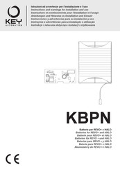 Key Automation KBPN Instructions And Warnings For Installation And Use
