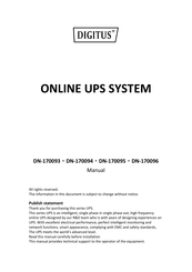 Assmann Digitus DN-170096 Manual