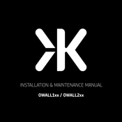 Ml Accessories OWALL1 Series Installation & Maintenance Manual