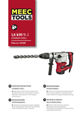 Meec tools 011625 Operating Instructions Manual