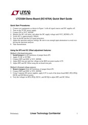 Linear Technology LTC5584 Quick Start Manual